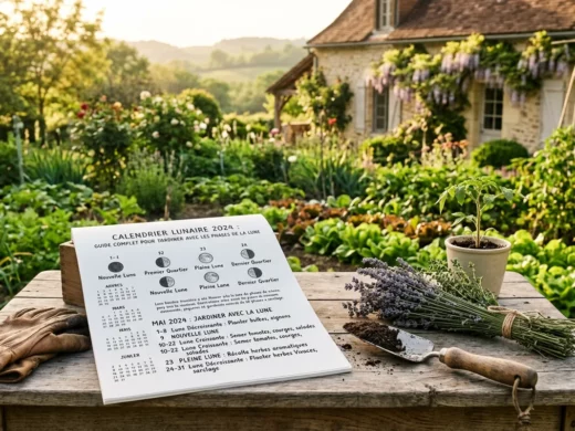 Calendrier lunaire 2024 : Guide complet pour jardiner avec les phases de la lune