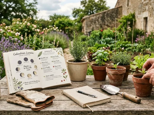 Calendrier lunaire pour le jardinage : cultivez en harmonie avec les phases de la Lune